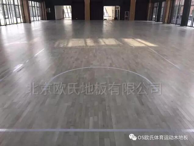 河南周口市沈丘青少年活動中心體育館運動木地板成功案例-3